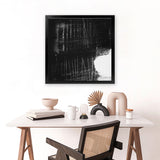 Shop Sleep (Square) Art Print-Abstract, Black, Dan Hobday, Square, View All-framed painted poster wall decor artwork