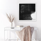 Shop Sleep (Square) Art Print-Abstract, Black, Dan Hobday, Square, View All-framed painted poster wall decor artwork