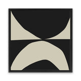 Shop State (Square) Canvas Art Print-Abstract, Black, Dan Hobday, Neutrals, Square, View All-framed wall decor artwork