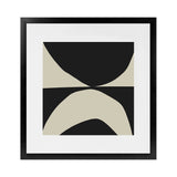Shop State (Square) Art Print-Abstract, Black, Dan Hobday, Neutrals, Square, View All-framed painted poster wall decor artwork