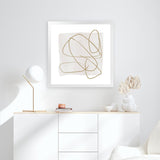 Shop Touch (Square) Art Print-Abstract, Dan Hobday, Neutrals, Square, View All-framed painted poster wall decor artwork