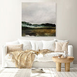 Shop Verte 2 (Square) Canvas Art Print-Abstract, Brown, Dan Hobday, Green, Square, View All-framed wall decor artwork