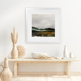 Shop Verte 2 (Square) Art Print-Abstract, Brown, Dan Hobday, Green, Square, View All-framed painted poster wall decor artwork