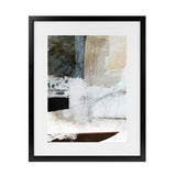 Shop Reach You Art Print-Abstract, Blue, Dan Hobday, Neutrals, Portrait, Rectangle, View All, White-framed painted poster wall decor artwork