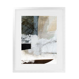 Shop Reach You Art Print-Abstract, Blue, Dan Hobday, Neutrals, Portrait, Rectangle, View All, White-framed painted poster wall decor artwork