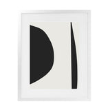 Shop Minimal Black 1 Art Print-Abstract, Black, Dan Hobday, Neutrals, Portrait, Rectangle, View All-framed painted poster wall decor artwork