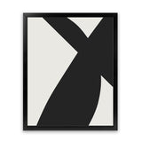 Shop Minimal Black 2 Art Print-Abstract, Black, Dan Hobday, Neutrals, Portrait, Rectangle, View All-framed painted poster wall decor artwork