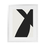 Shop Minimal Black 2 Art Print-Abstract, Black, Dan Hobday, Neutrals, Portrait, Rectangle, View All-framed painted poster wall decor artwork