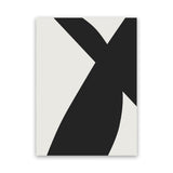 Shop Minimal Black 2 Canvas Art Print-Abstract, Black, Dan Hobday, Neutrals, Portrait, Rectangle, View All-framed wall decor artwork