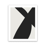 Shop Minimal Black 2 Art Print-Abstract, Black, Dan Hobday, Neutrals, Portrait, Rectangle, View All-framed painted poster wall decor artwork