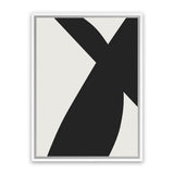 Shop Minimal Black 2 Canvas Art Print-Abstract, Black, Dan Hobday, Neutrals, Portrait, Rectangle, View All-framed wall decor artwork