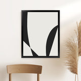 Shop Minimal Black 3 Art Print-Abstract, Black, Dan Hobday, Neutrals, Portrait, Rectangle, View All-framed painted poster wall decor artwork