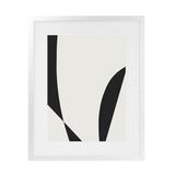 Shop Minimal Black 3 Art Print-Abstract, Black, Dan Hobday, Neutrals, Portrait, Rectangle, View All-framed painted poster wall decor artwork