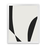 Shop Minimal Black 3 Art Print-Abstract, Black, Dan Hobday, Neutrals, Portrait, Rectangle, View All-framed painted poster wall decor artwork