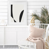 Shop Minimal Black 3 Art Print-Abstract, Black, Dan Hobday, Neutrals, Portrait, Rectangle, View All-framed painted poster wall decor artwork