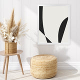 Shop Minimal Black 3 Art Print-Abstract, Black, Dan Hobday, Neutrals, Portrait, Rectangle, View All-framed painted poster wall decor artwork