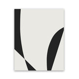 Shop Minimal Black 3 Art Print-Abstract, Black, Dan Hobday, Neutrals, Portrait, Rectangle, View All-framed painted poster wall decor artwork