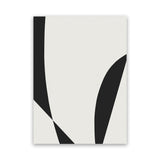 Shop Minimal Black 3 Canvas Art Print-Abstract, Black, Dan Hobday, Neutrals, Portrait, Rectangle, View All-framed wall decor artwork