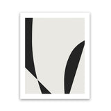 Shop Minimal Black 3 Art Print-Abstract, Black, Dan Hobday, Neutrals, Portrait, Rectangle, View All-framed painted poster wall decor artwork