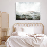 Shop Natural Land Canvas Art Print-Abstract, Dan Hobday, Green, Horizontal, Neutrals, Rectangle, View All-framed wall decor artwork