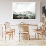 Shop Natural Land Canvas Art Print-Abstract, Dan Hobday, Green, Horizontal, Neutrals, Rectangle, View All-framed wall decor artwork