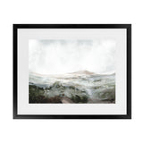 Shop Natural Land Art Print-Abstract, Dan Hobday, Green, Horizontal, Neutrals, Rectangle, View All-framed painted poster wall decor artwork