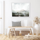 Shop Natural Land Art Print-Abstract, Dan Hobday, Green, Horizontal, Neutrals, Rectangle, View All-framed painted poster wall decor artwork