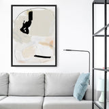 Shop Apart II Canvas Art Print-Abstract, Dan Hobday, Neutrals, Portrait, Rectangle, View All-framed wall decor artwork