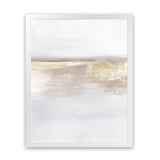 Shop Gold Light II Art Print-Abstract, Dan Hobday, Neutrals, Portrait, Rectangle, View All, Yellow-framed painted poster wall decor artwork