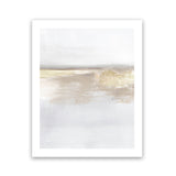 Shop Gold Light II Art Print-Abstract, Dan Hobday, Neutrals, Portrait, Rectangle, View All, Yellow-framed painted poster wall decor artwork