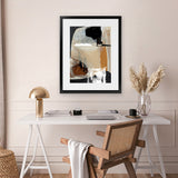 Shop Logical II Art Print-Abstract, Black, Brown, Dan Hobday, Portrait, Rectangle, View All-framed painted poster wall decor artwork