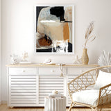 Shop Logical II Art Print-Abstract, Black, Brown, Dan Hobday, Portrait, Rectangle, View All-framed painted poster wall decor artwork