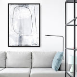 Shop Mood II Canvas Art Print-Abstract, Dan Hobday, Portrait, Rectangle, View All, White-framed wall decor artwork