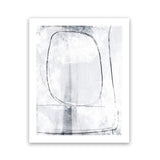 Shop Mood II Art Print-Abstract, Dan Hobday, Portrait, Rectangle, View All, White-framed painted poster wall decor artwork