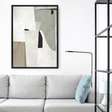 Shop Priory II Canvas Art Print-Abstract, Dan Hobday, Green, Neutrals, Portrait, Rectangle, View All-framed wall decor artwork