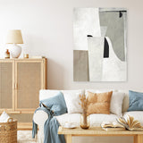 Shop Priory II Canvas Art Print-Abstract, Dan Hobday, Green, Neutrals, Portrait, Rectangle, View All-framed wall decor artwork