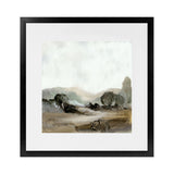 Shop Ash Trees (Square) Art Print-Abstract, Brown, Dan Hobday, Green, Square, View All-framed painted poster wall decor artwork