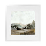 Shop Ash Trees (Square) Art Print-Abstract, Brown, Dan Hobday, Green, Square, View All-framed painted poster wall decor artwork