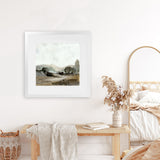 Shop Ash Trees (Square) Art Print-Abstract, Brown, Dan Hobday, Green, Square, View All-framed painted poster wall decor artwork