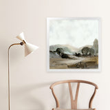 Shop Ash Trees (Square) Art Print-Abstract, Brown, Dan Hobday, Green, Square, View All-framed painted poster wall decor artwork