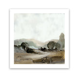 Shop Ash Trees (Square) Art Print-Abstract, Brown, Dan Hobday, Green, Square, View All-framed painted poster wall decor artwork