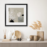 Shop Being (Square) Art Print-Abstract, Brown, Dan Hobday, Neutrals, Square, View All-framed painted poster wall decor artwork