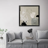 Shop Being (Square) Art Print-Abstract, Brown, Dan Hobday, Neutrals, Square, View All-framed painted poster wall decor artwork