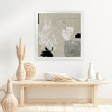 Shop Being (Square) Art Print-Abstract, Brown, Dan Hobday, Neutrals, Square, View All-framed painted poster wall decor artwork