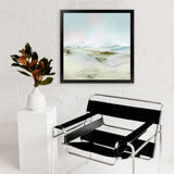 Shop Breathe In (Square) Art Print-Abstract, Blue, Dan Hobday, Green, Square, View All-framed painted poster wall decor artwork