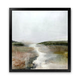 Shop Crystal River (Square) Art Print-Abstract, Brown, Dan Hobday, Green, Square, View All, White-framed painted poster wall decor artwork