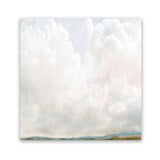Shop Cumulus (Square) Art Print-Abstract, Dan Hobday, Neutrals, Square, View All, White-framed painted poster wall decor artwork