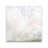 Shop Cumulus (Square) Canvas Art Print-Abstract, Dan Hobday, Neutrals, Square, View All, White-framed wall decor artwork