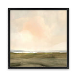Shop Estuary Dream (Square) Canvas Art Print-Abstract, Dan Hobday, Green, Orange, Square, View All-framed wall decor artwork