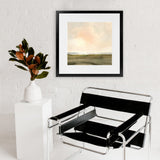 Shop Estuary Dream (Square) Art Print-Abstract, Dan Hobday, Green, Orange, Square, View All-framed painted poster wall decor artwork